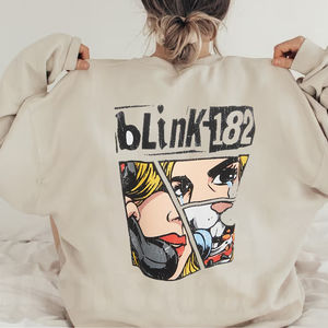 BLINK 182 Sweatshirt 2 Sided  Gift For Fan
